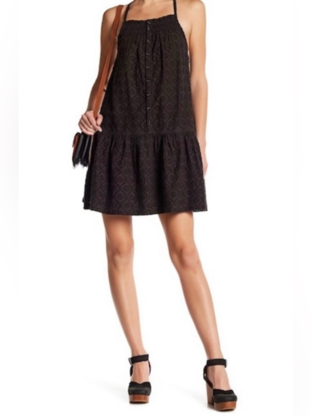 Current/Elliott The Hazel black cotton dress